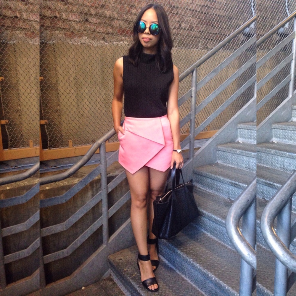 Topshop Ottoman Wrap Skort